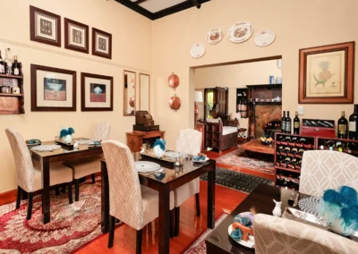 Dining room at Riverside Guest Lodge Oudtshoorn